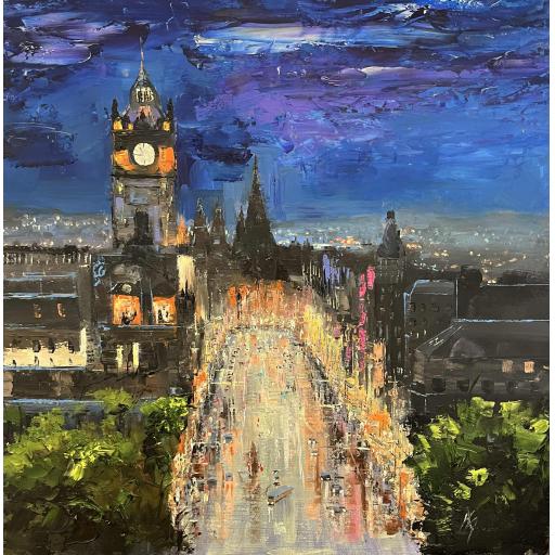 An Evening Romance, Princes Street Edinburgh