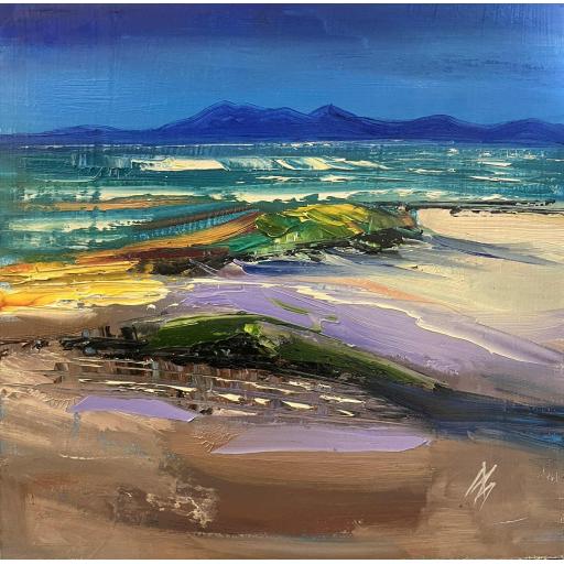 Seamill Beach and Arran