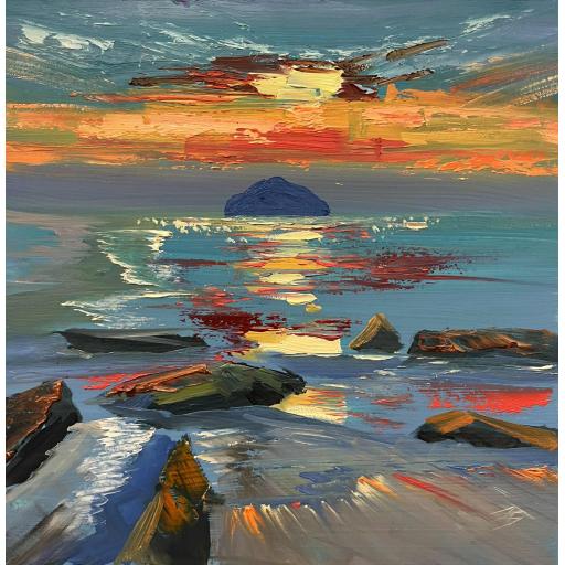 'Blaze Of Colour, Ailsa Craig'.
