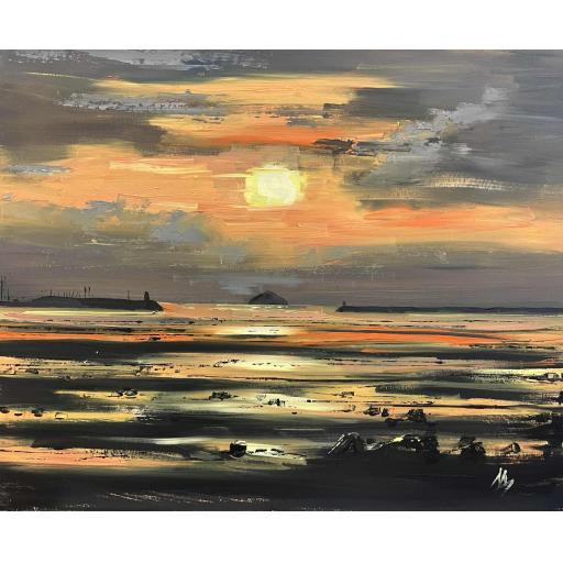 Ardrossan Harbour and Ailsa Craig