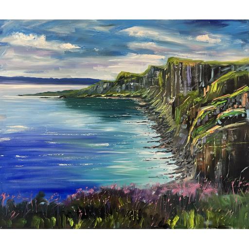 Emerald Light, Kilt Rock, Skye, Scotland