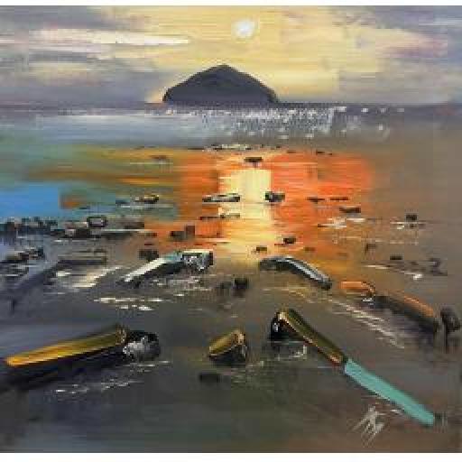 Ailsa Craig at Dusk
