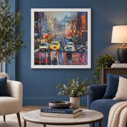 St Vincent Street After the Rain by Michael Murphy