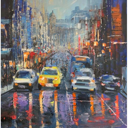 St Vincent Street After the Rain 